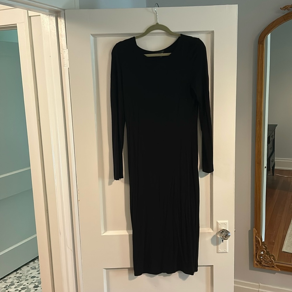 Black Topshop jersey dress
